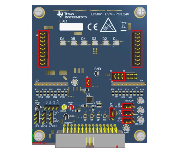 Texas Instruments LP5861TEVM評価モジュール